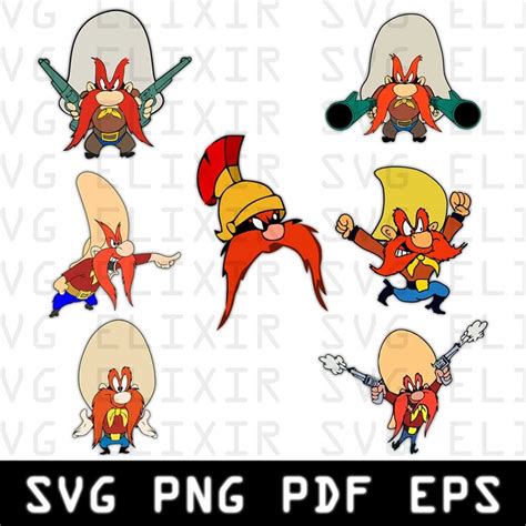 Yosemita Sam SVG Yosemita Sam Vector Bugs Bunny SVG Bugs Inspire