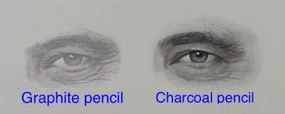 Graphite pencil vs Charcoal pencil by nancybraun1997 on DeviantArt