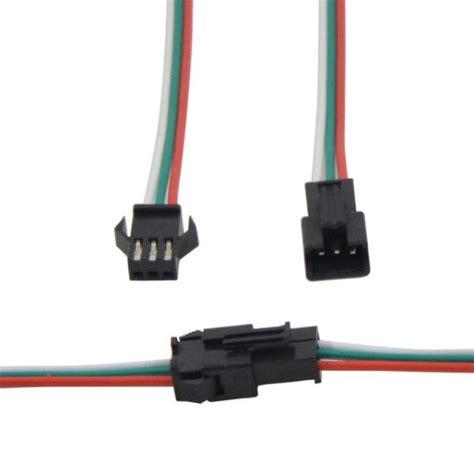 3pin Jst Connector Male Female Pair Leetechbd