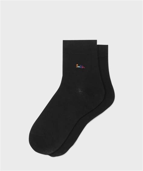 Paul Smith（ポールスミス）の「paul Smith カラフル ロゴ エンブロイダリー ソックス 235603 Mdw