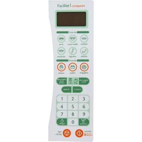 Membrana Teclado Microonda Consul Cms Ab Facilite Compacto Shopee