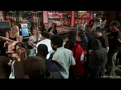 Hot Tied Brunette D In Bar XVIDEOS