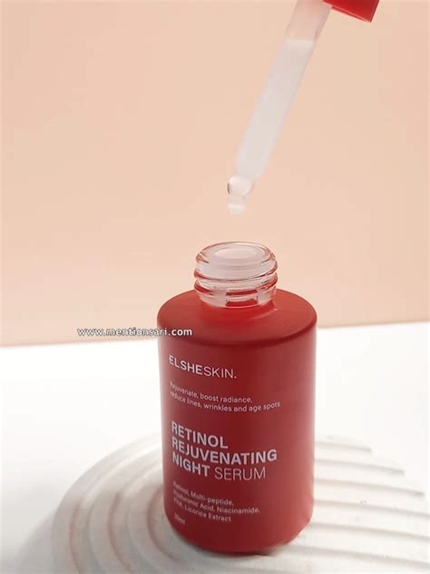 Review Retinol Rejuvenating Night Serum Dari Elsheskin Mentionsari