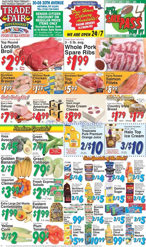 Trade Fair Supermarket Weekly Circular February 1 – 7, 2019. View the