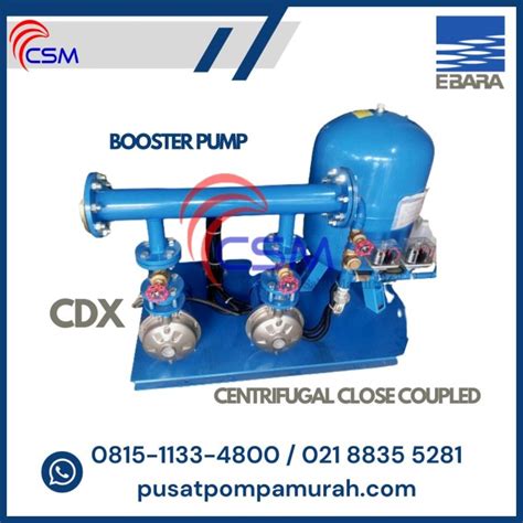 Jual Pompa EBARA Booster Cdx 200 20 1 5 KW 2 Pump Lengkap Rangkaian