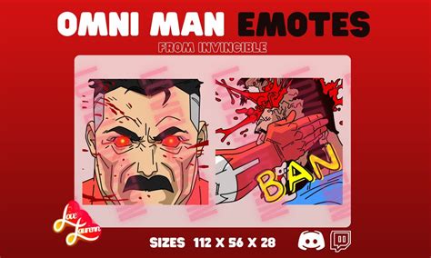 Omni-man Emote Mini-pack INSTANT DOWNLOAD Omni Man / Nolan Grayson ...