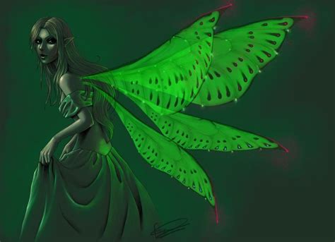 Green Fairy By Apsaravis On Deviantart Green Fairy Absinthe Fairy