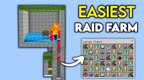 Easiest Raid Xp Farm In Minecraft Bedrock Infinite Xp Youtube