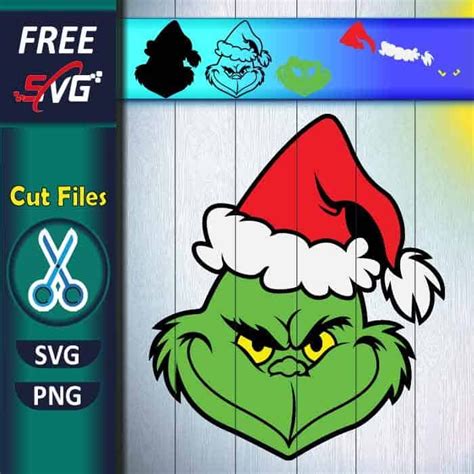 Christmas Grinch SVG Free Grinch Face Svg For Cricut Freesvg Art