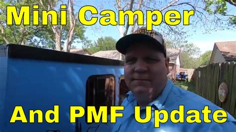 Checking Out The Mini Camper Teardrop Camper And Condition Of Pmf Poor Mans Fiberglass