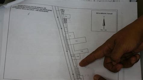 Proyek Jalur Kereta Bandara Adi Soemarmo Gusur Ratusan Rumah Warga Solo