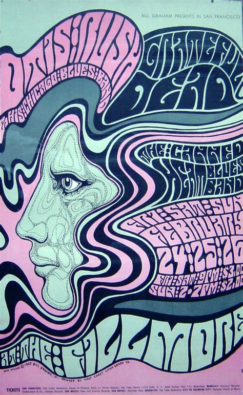 Psychedelic Disaster Arte Psicodelica Wes Wilson Rock Posters