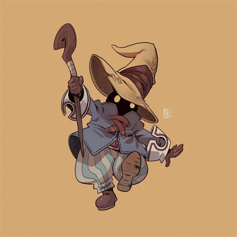 The Art Of Video Games On Twitter Fan Art Final Fantasy Ix Vivi