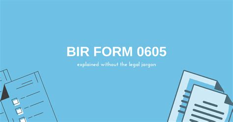 BIR Form 0605: Payment Form Explained in Plain English | Philippine ...