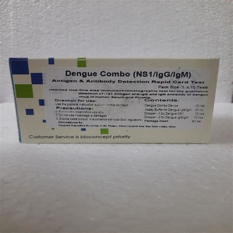 Dengue Combo Ns Gs Gm Rapid Card Test At Best Price In Hyderabad