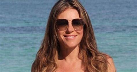 The Next Bond Babe Elizabeth Hurley Emerges From Water In Smokin Hot Bikini Snap Daily Star