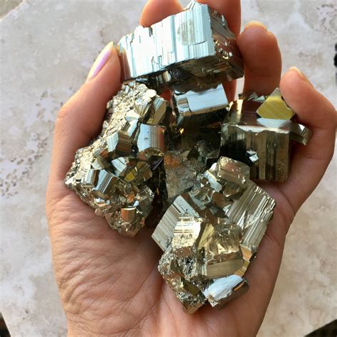 Small Pyrite Cube Cluster Raw Pyrite Crystal Meditation Etsy Uk