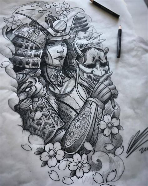 Irezumi Collective On Instagram 👩🏹🗡️👺 Artwork By Damian Robertson