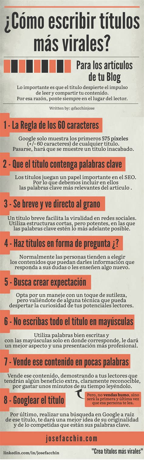 Cómo hacer títulos originales y creativos para tu blog