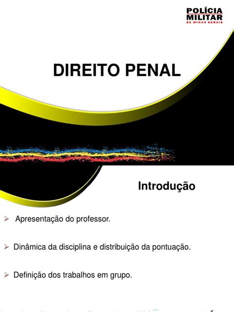 Direito Penal 2022 Unidade 1 Aulas 1 A 4 Pdf Crime E Violência