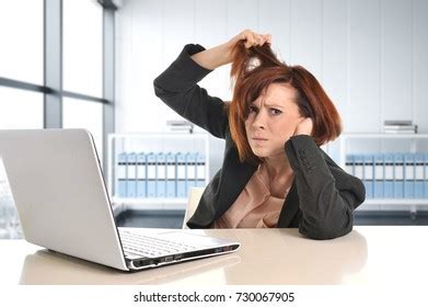 pulling hair   work royalty  images stock