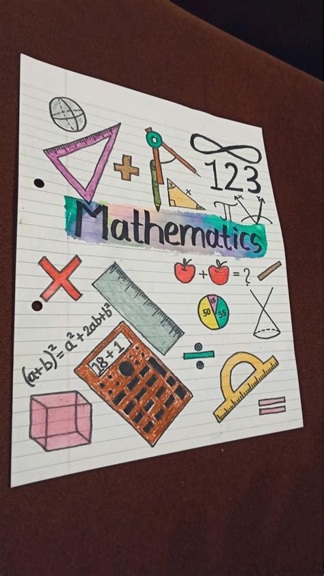 Math Project Cover Page