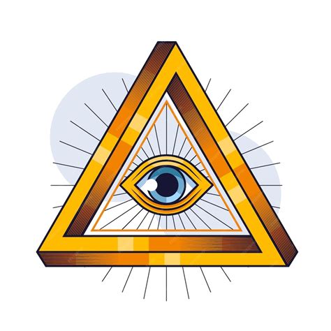 Premium Vector Hand Drawn Illuminati Illustration