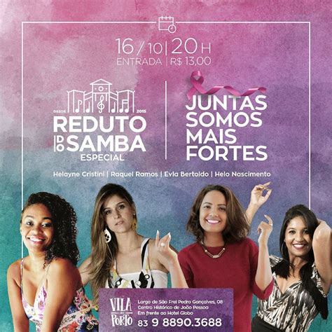 Acontece Projeto Reduto Do Samba Em Homenagem Ao Outubro Rosa