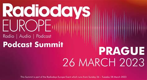 Radiodays Europe The Meeting Point Of Radio Audio Podcast