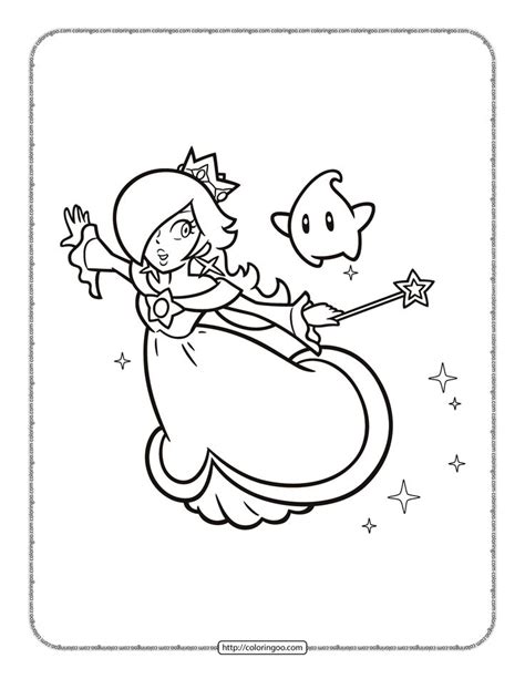 Princess Rosalina Coloring Page Disney Prinzessin Malvorlagen