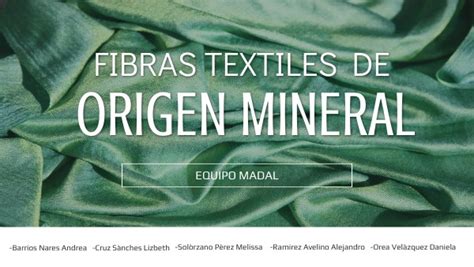 Fibras Textiles De Origen Mineral