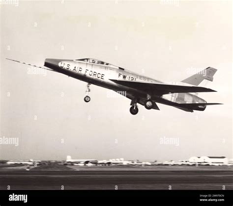 The Maiden Flight Of The First North American F D Super Sabre