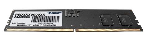 Memoria Patriot Signature Line Dimm Ddr5 16gb 4800mhz Ps001615 Envío