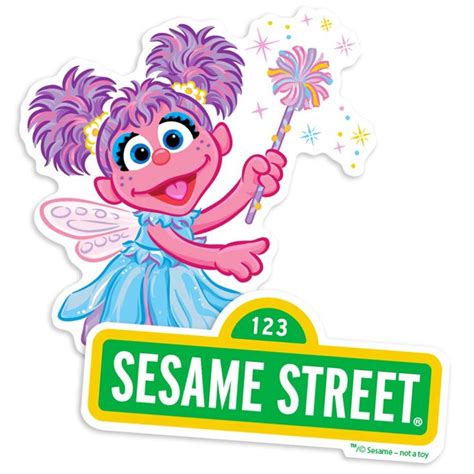 Popfunk Sesame Street Abby Cadabby And Logo Collectible Stickers In