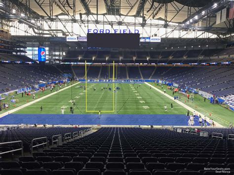 Section 117 At Ford Field Detroit Lions