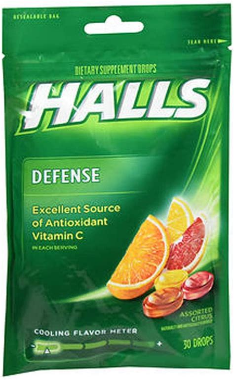 Amazon HALLS Defense Assorted Citrus Vitamin C Drops Value Pack