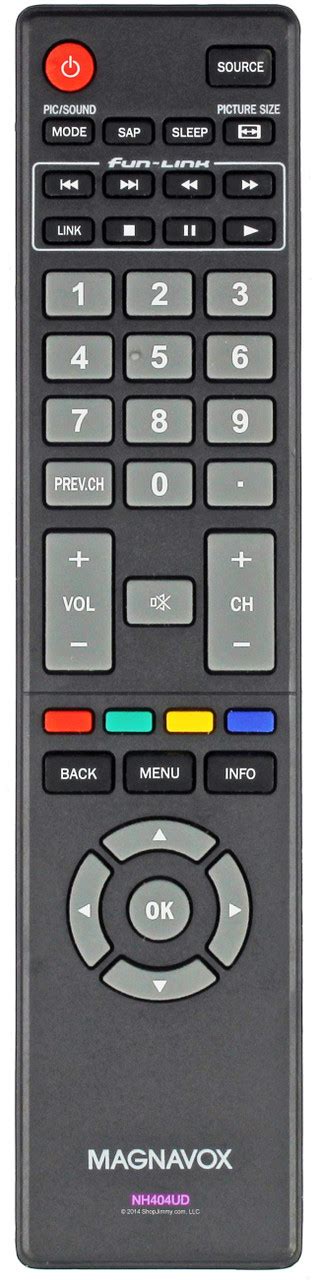 Magnavox Nh404ud Remote Control