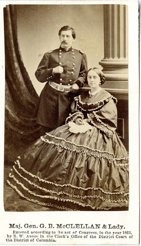 Portrait Of Mcclellan And Lady