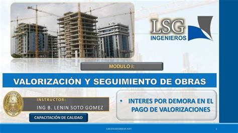 Valorizaci N Y Seguimiento De Obras Ingenier A Civil Udocz