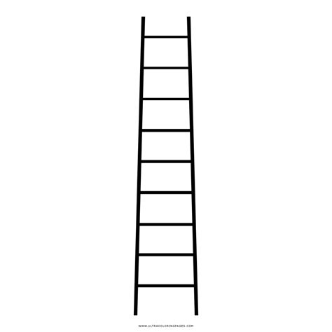 Ladder Coloring Page Ultra Coloring Pages