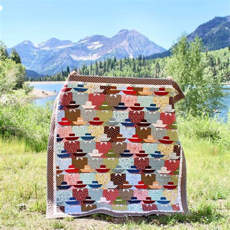 Modern Mountains Quilt Block and Zipper Pouch Foundation Paper Piecing ...