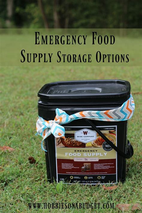 Emergency Food Supply Storage Options - Hobbies on a Budget