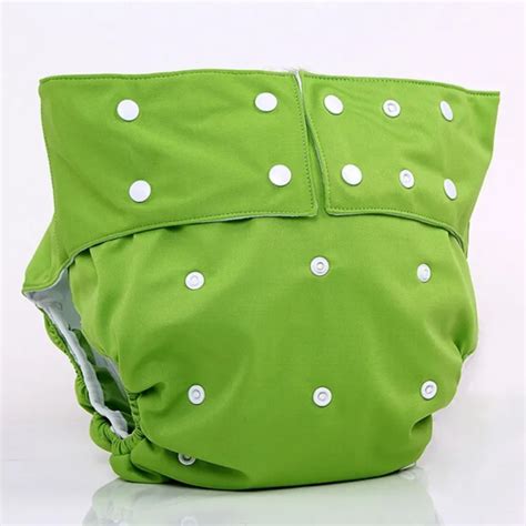 Plain Colors Waterproof Adjustable Adult Cloth Diapers for Teenager ...