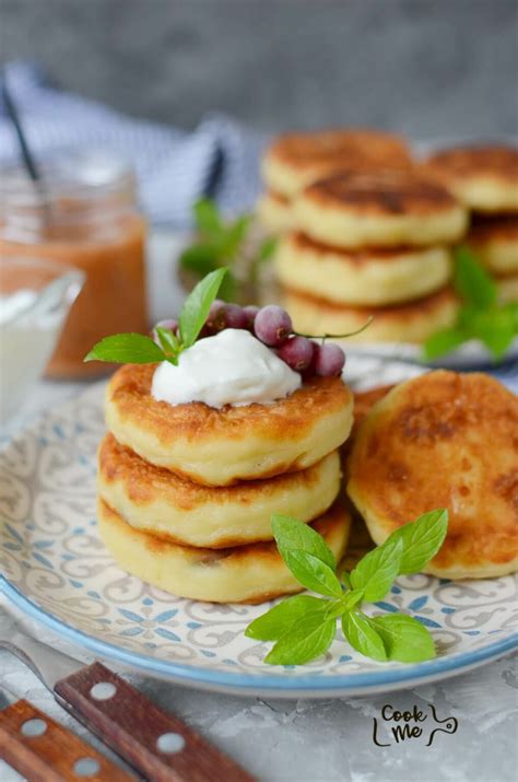 Syrniki Ukrainian Cheese Pancakes Recipe Cook Me Recipes