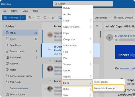 email whitelist definition function   set