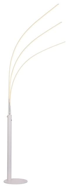 Artiva USA 92 Aurora LED Arch Tree Floor Lamp Touch Dimmer Matt