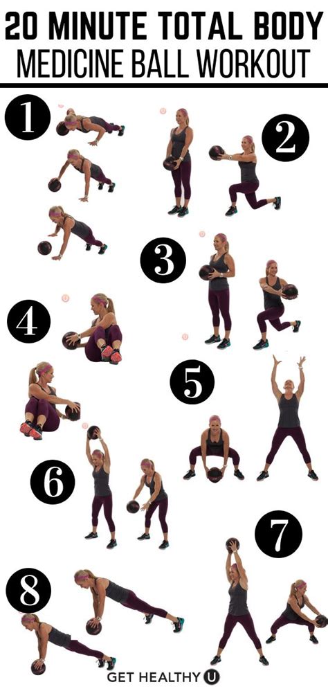 8 Medicine Ball Moves For A Total-Body Medicine Ball Workout | Medicine ...