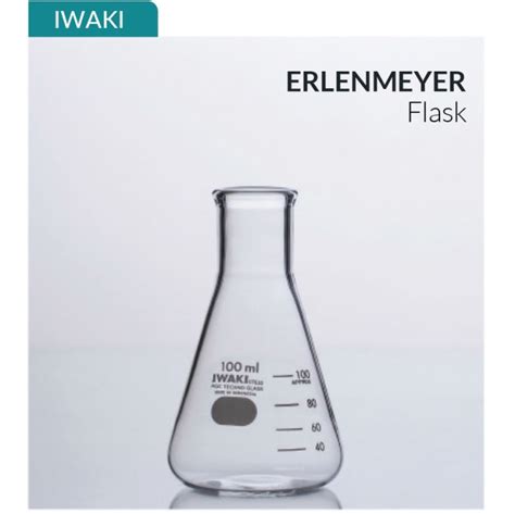 Jual Erlenmeyer Flask Ml Labu Erlenmeyer Ml Iwaki Kab Bekasi