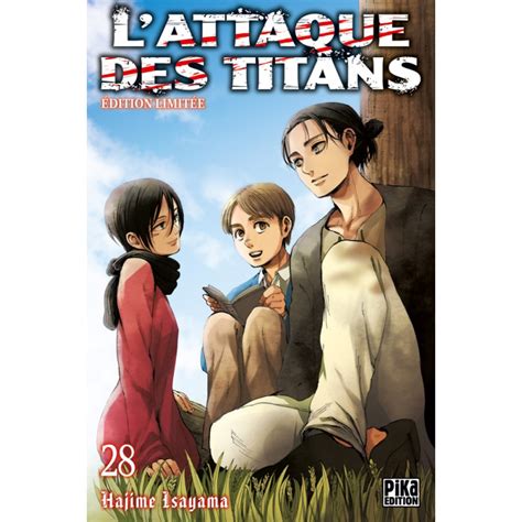 Lattaque Des Titans T28 Edition Limitee Album Comics