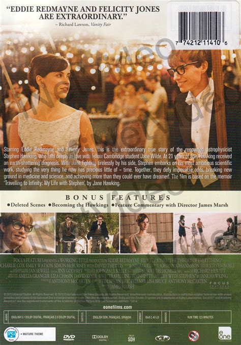 The Theory of Everything on DVD Movie